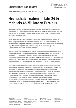 Hochschulen gaben im Jahr 2010 mehr als 41 Milliarden Euro aus