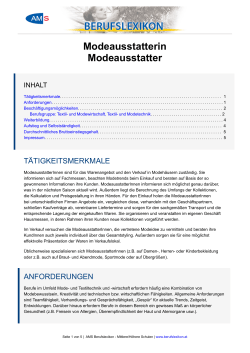 Modeausstatterin Modeausstatter