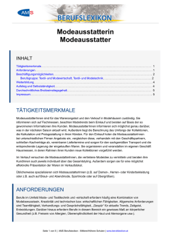 Modeausstatterin Modeausstatter