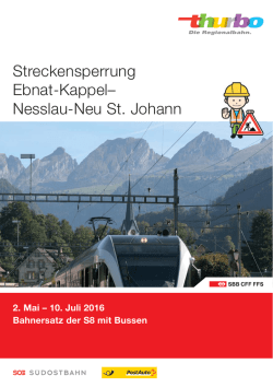 Informationen finden Sie in der Brosch&uuml;re zur Streckensperre.