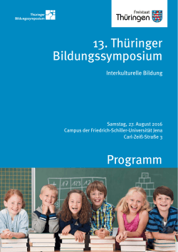 Programmheft - Thüringer Schulportal