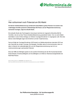 Hier schlummert noch Potenzial am BU-Markt