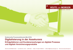 Digitalisierung in der Assekuranz