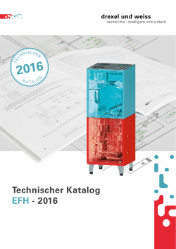 Technischer Katalog EFH - 2016