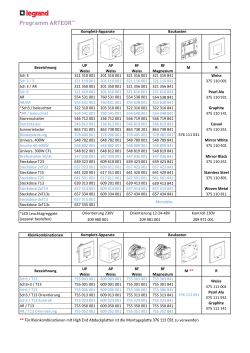 ARTEOR Auswahltabelle ELDAS pdf, 571 KB