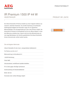 IR Premium 1500 IP 44 W
