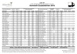 Domweih - Linie 701
