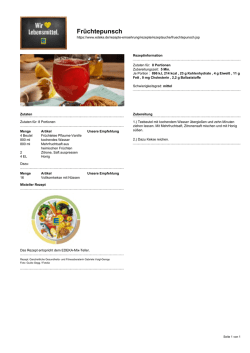 Früchtepunsch