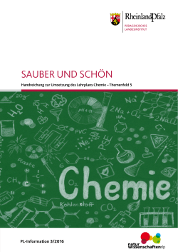 Handreichung - Naturwissenschaften: Bildungsserver Rheinland