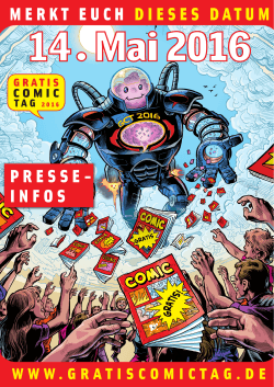 Pressemappe - Gratis Comic Tag
