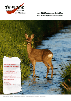 im Mai 2016 - Gemeinde Amerang