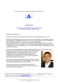 innovieren - Leo Baumfeld, Organisations