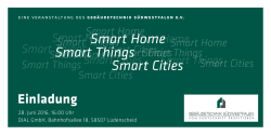 Smart Home Smart Things Smart Cities