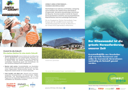 Der Klimawandel ist die grösste Herausforderung unserer Zeit