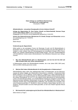 Drucksachen allgemein - Nieders&auml;chsischer Landtag