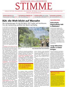 IGA: die Welt blickt auf Marzahn - SPD-Fraktion Marzahn