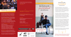 Flyer 2016 - Fontane Festspiele