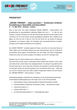 GRO&szlig;E FREIHEIT &ndash; liebe.lust.leben.
