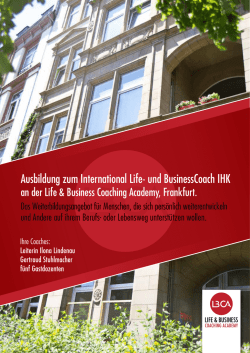 Coachingausbildung IHK Stand 26-04-2016