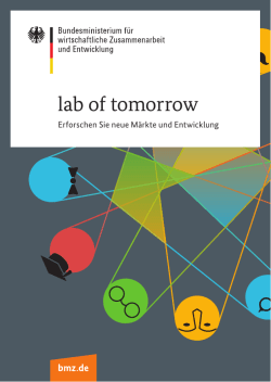 lab of tomorrow Ihre Vorteile