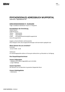 Drucken - Stadt Wuppertal