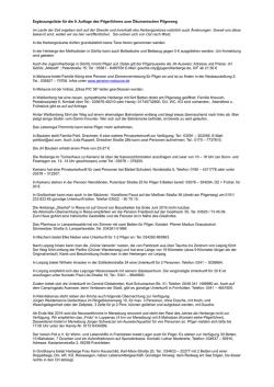 Ergänzungsliste für die 8 - Der Ökumenische Pilgerweg