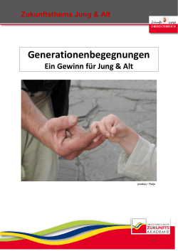 Zukunftsthema Jung & Alt