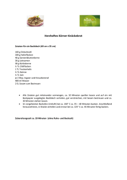 Herzhaftes K&ouml;rner-Kn&auml;ckebrot