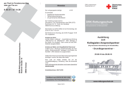 (KAP I):25.08.16 bis 28.08.16 - Rettungsschule Niedersachsen