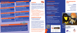 Jahresprogramm 2016 der Evangelischen Jugend