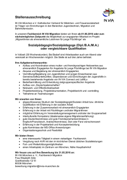 Interne Stellenausschreibung