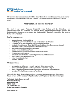 Interne Revision - vr