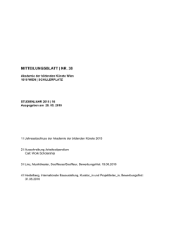 JF Rektorat 14 - a[ - Akademie der bildenden K&uuml;nste Wien