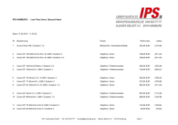 IPS HAMBURG - Low Price Area / Second Hand