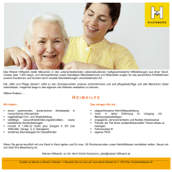 Job HeimhelferIn mit Auto