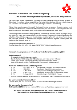 Information WR-Neuausbildung 2016