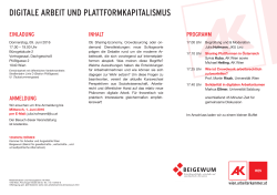 digitale arbeit und plattformkapitalismus