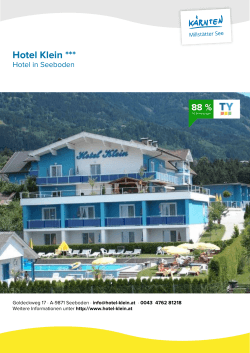 Hotel Klein in Seeboden