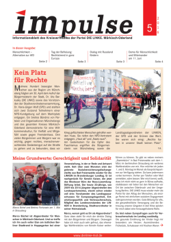 Impulse Mai 2016.indd - DIE LINKE. M&auml;rkisch