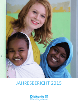 jahresbericht 2015 - Diakonie Fl&uuml;chtlingsdienst