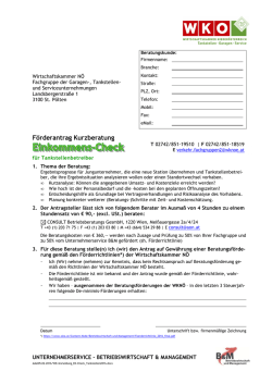 Einkommens-Check f&uuml;r Tankstellenbetreiber