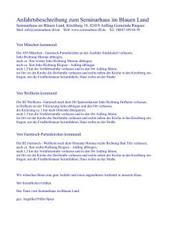 Wegbeschreibung Riegsee (PDF, 49 KB, nicht barrierefrei)