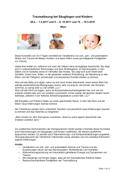 Babykurs 17 - Wiener Schule für craniosacrale Biodynamik