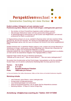 Workshop-Inhalte PDF - durmaz
