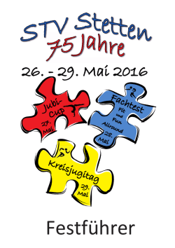 Festf&uuml;hrer - Jubi 2016