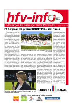 HFV-Info Nr. 20-2016