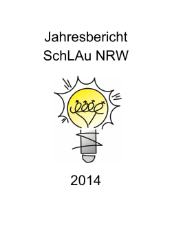 Jahresbericht SchLAu NRW 2014