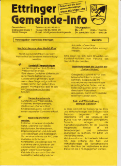 Informationen zur Sanierung