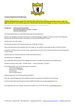 Dorfturnier - FC B&auml;retswil