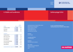 Zahlenspiegel für 2016 - Handwerkskammer Frankfurt-Rhein-Main